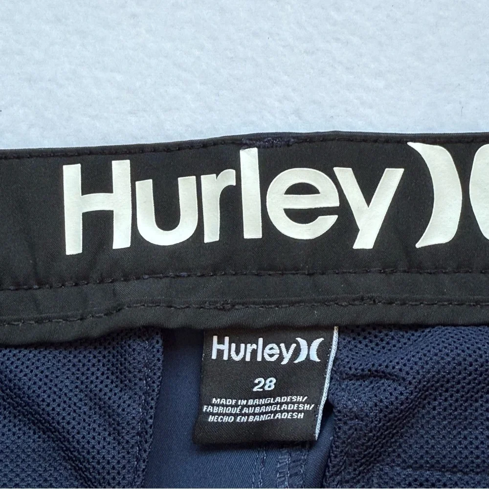 Hurley Blue Hybrid Shorts Quick-Dry Versatile/ board shorts / chino size 28